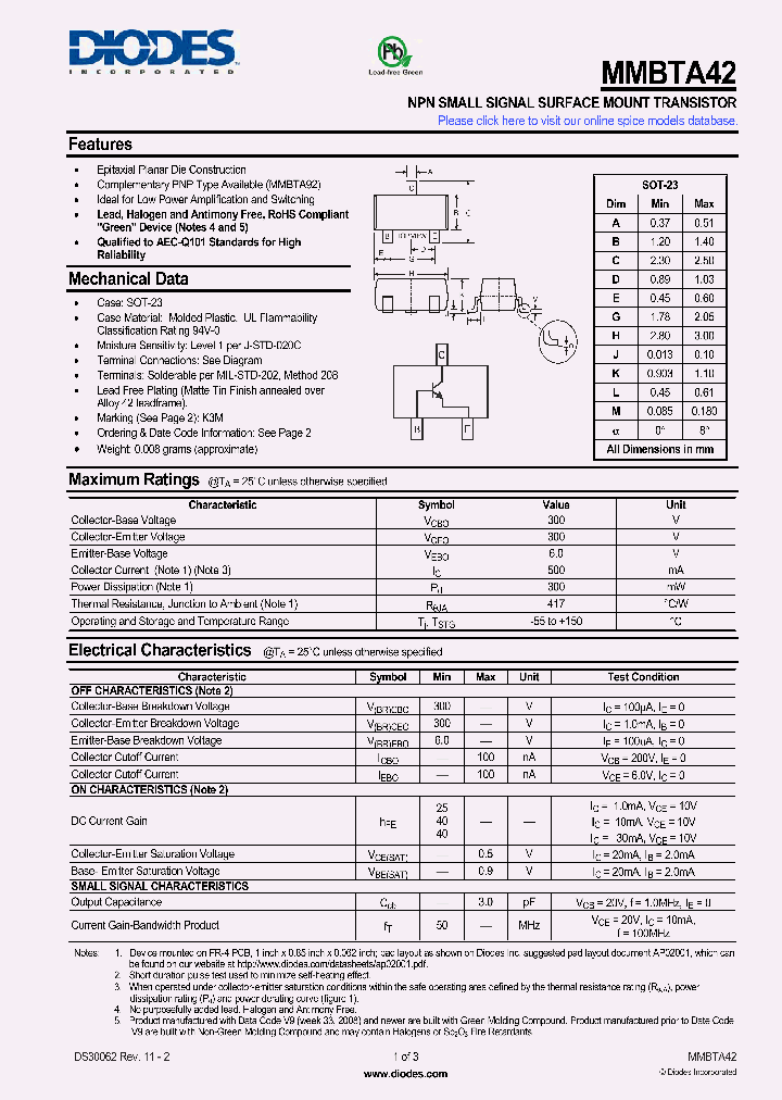 MMBTA422_5005183.PDF Datasheet