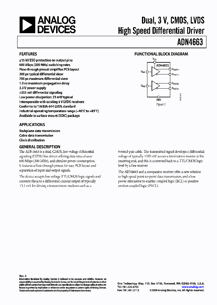 ADN4663_5006804.PDF Datasheet