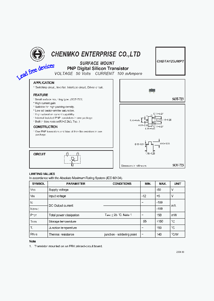 CHDTA123JMPT_5007674.PDF Datasheet