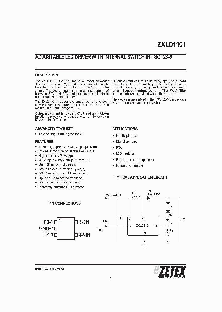 ZXLD1101_5007749.PDF Datasheet