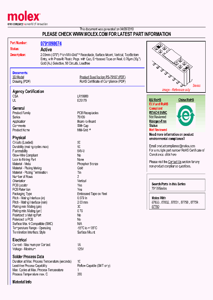 0791098674_5008213.PDF Datasheet