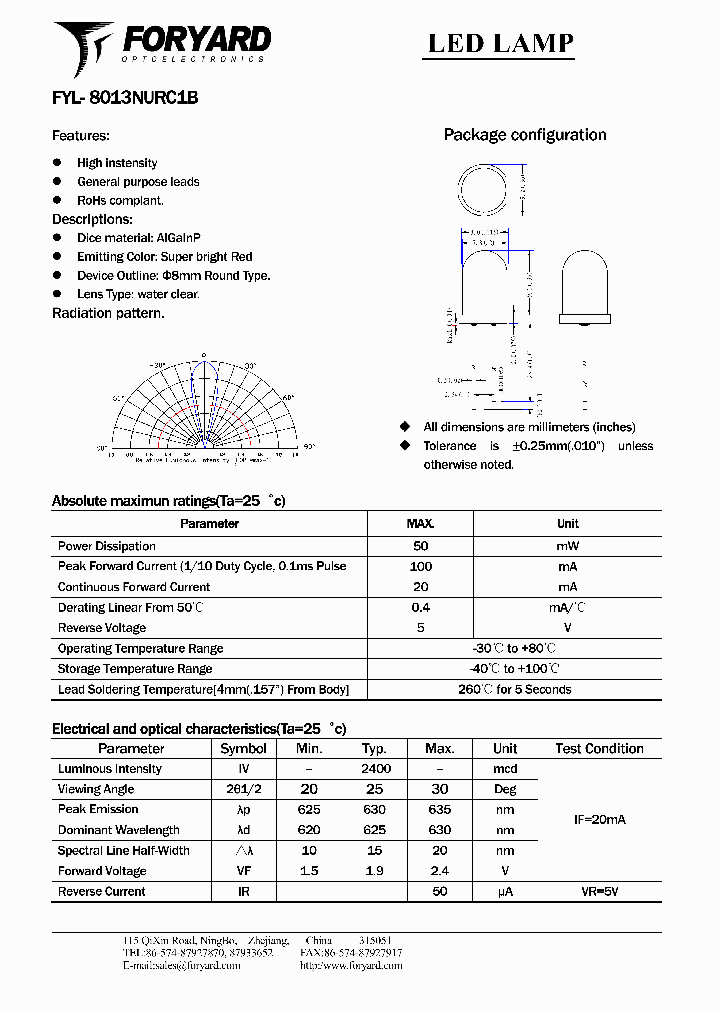 FYL-8013NURC1B_5011437.PDF Datasheet