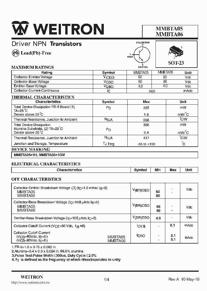 MMBTA05_5013248.PDF Datasheet