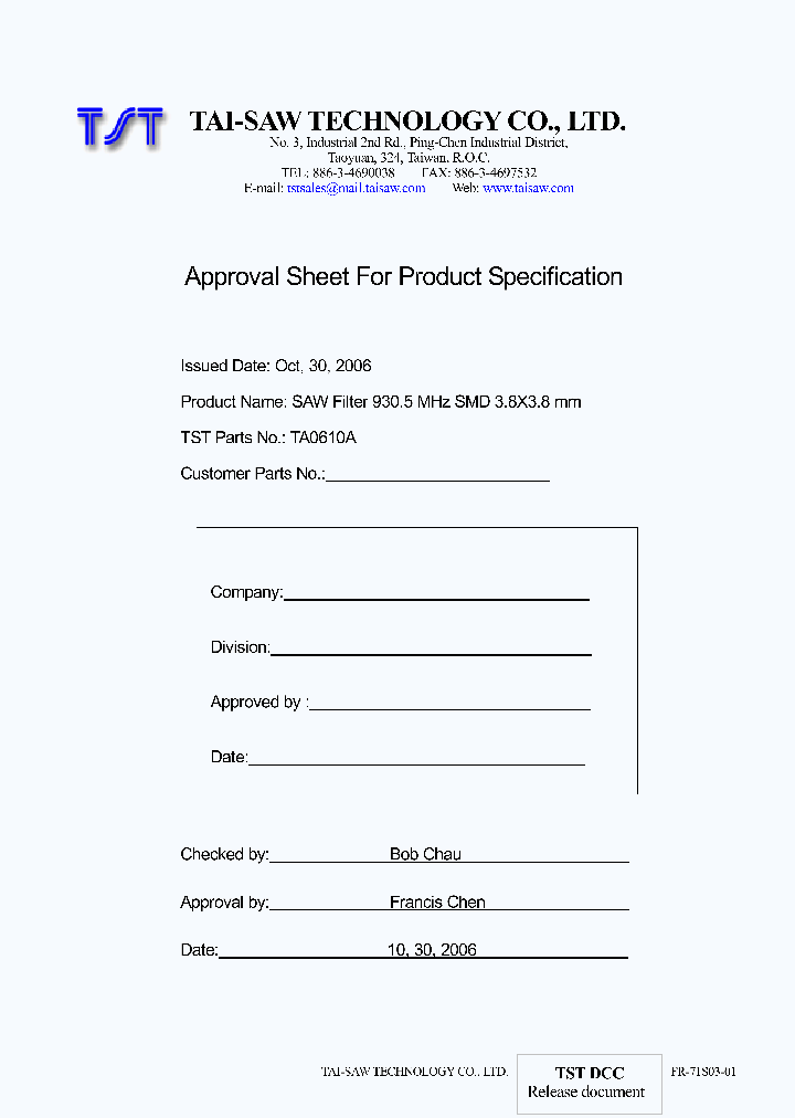 TA0610A_5018025.PDF Datasheet