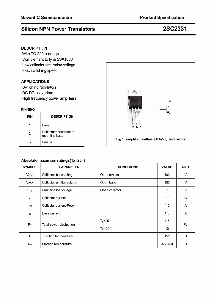 2SC2331_5020167.PDF Datasheet