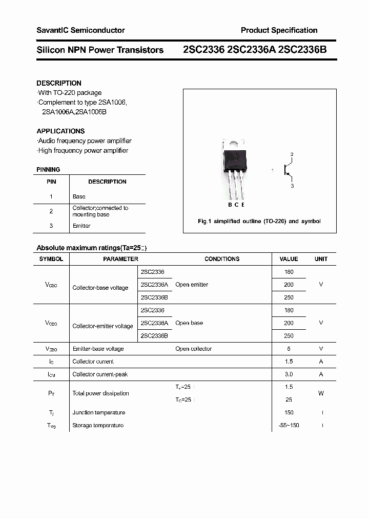 2SC2336_5020172.PDF Datasheet