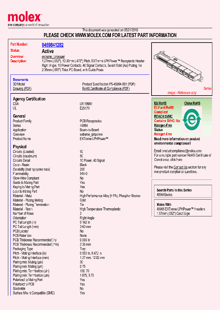 45984-1282_5020672.PDF Datasheet