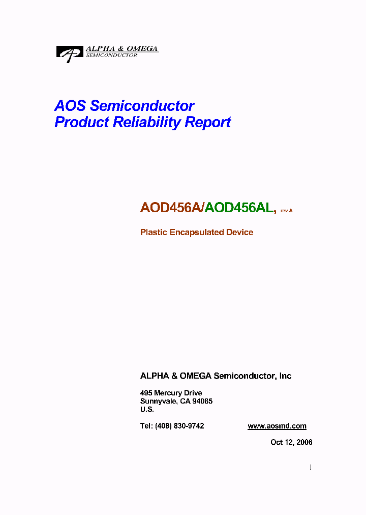 AOD456A_5020715.PDF Datasheet