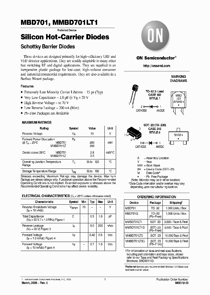 MBD70109_5022765.PDF Datasheet