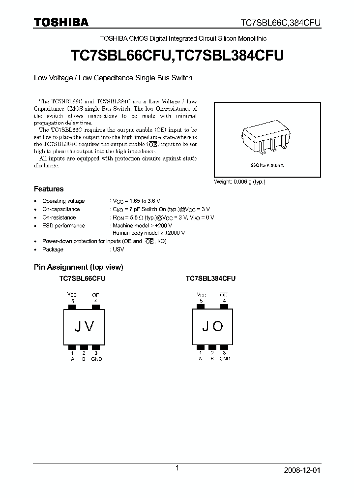 TC7SBL384CFU_5023576.PDF Datasheet