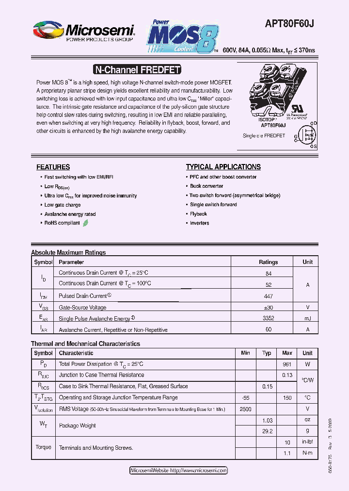 APT80F60J_5025734.PDF Datasheet