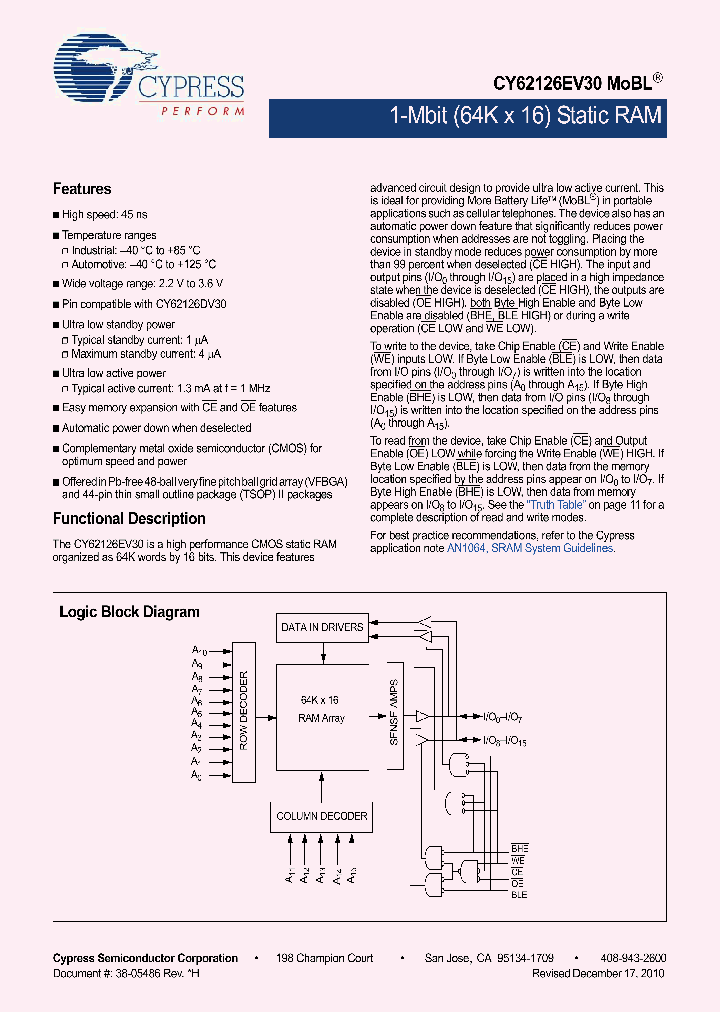 CY62126EV3010_5034348.PDF Datasheet