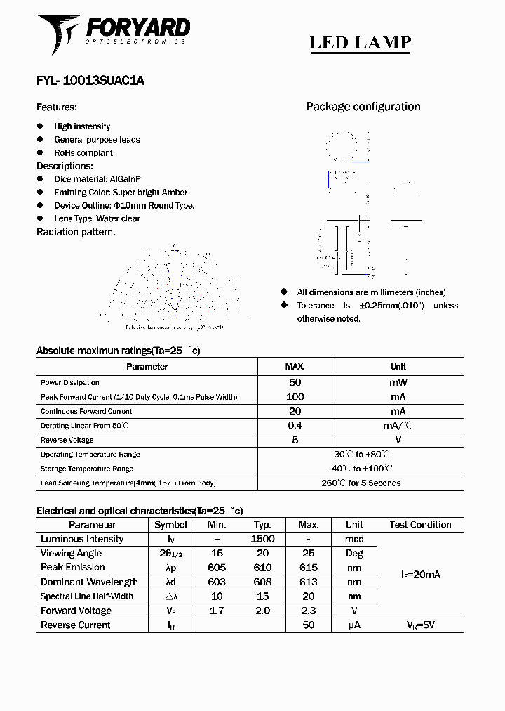 FYL-10013SUAC1A_5036530.PDF Datasheet