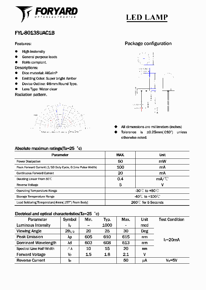 FYL-8013SUAC1B_5036531.PDF Datasheet