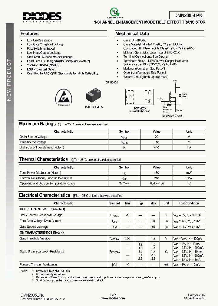 DMN2005LPK0710_5037986.PDF Datasheet