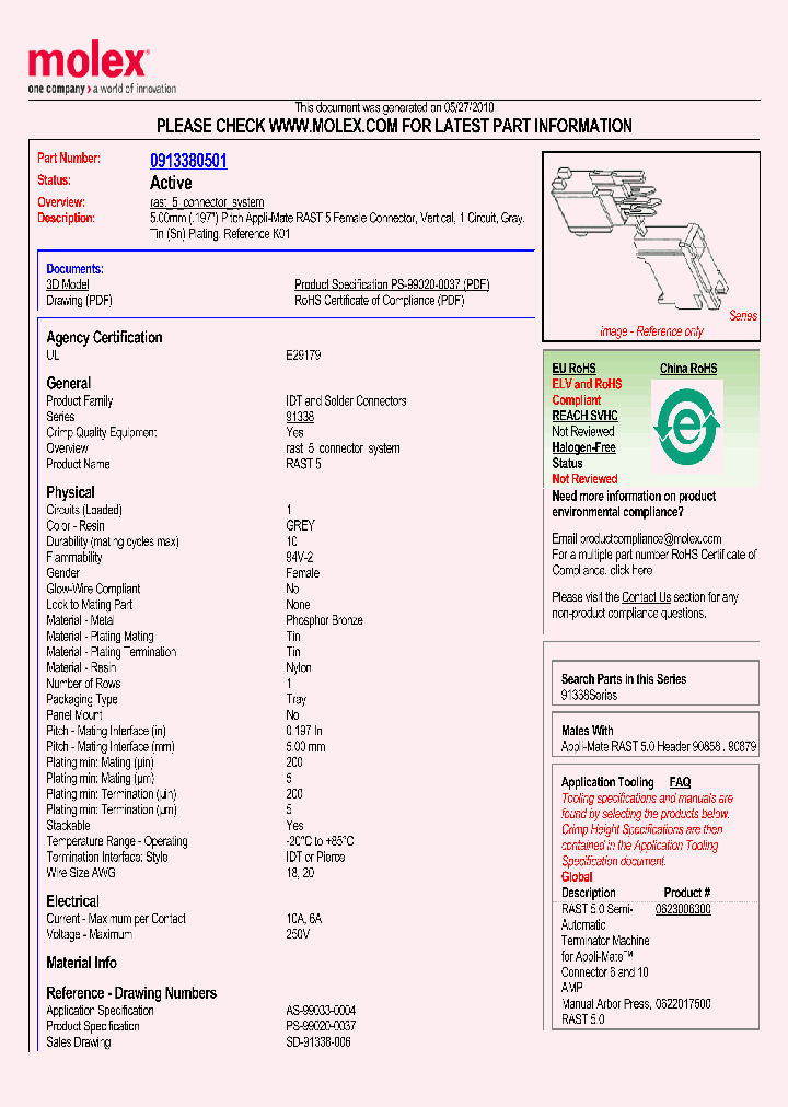 0913380501_5040048.PDF Datasheet