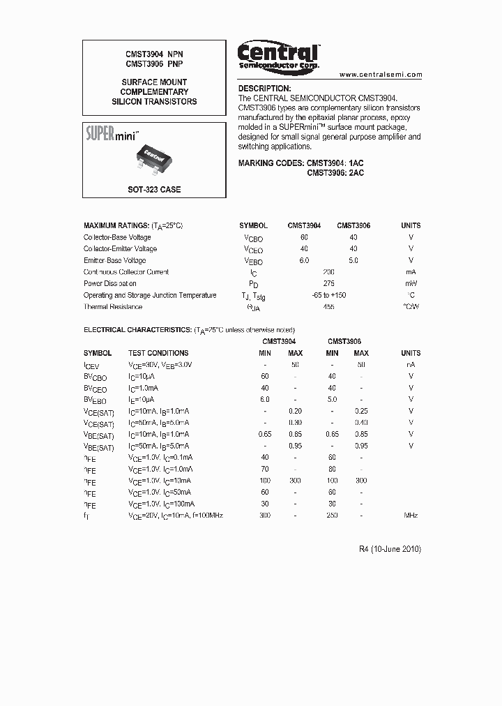 CMST3904_5043214.PDF Datasheet