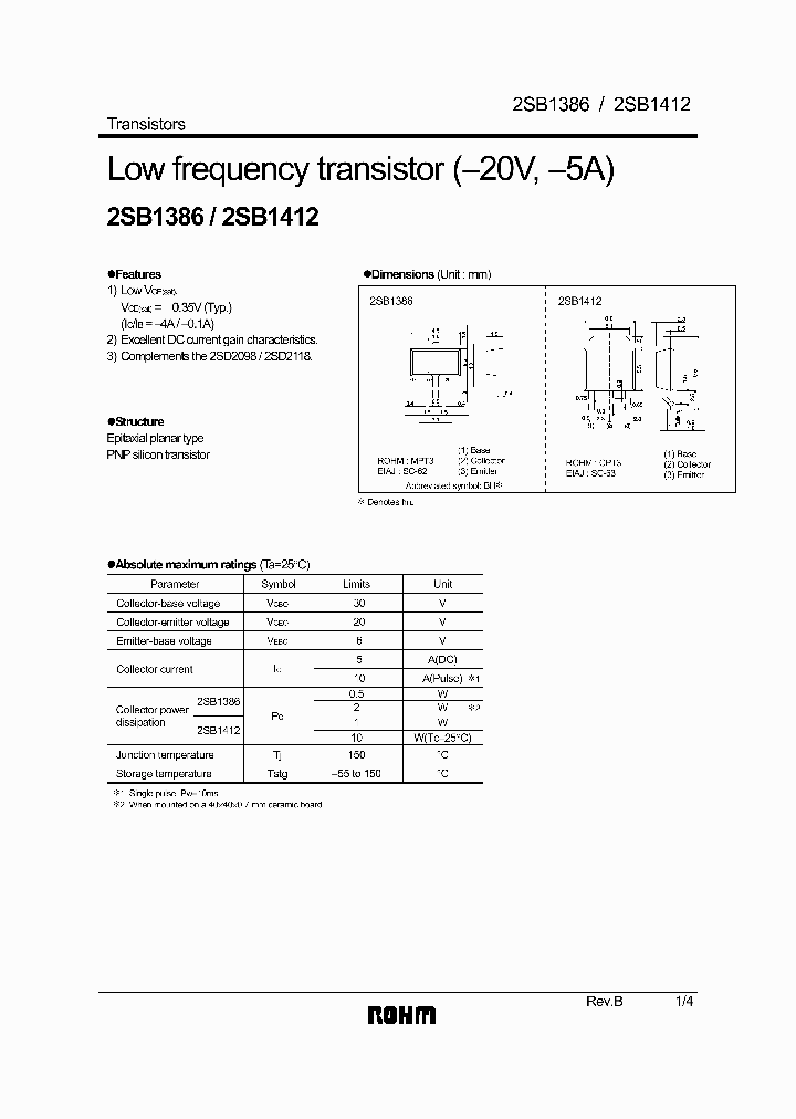 2SB1386_5047389.PDF Datasheet