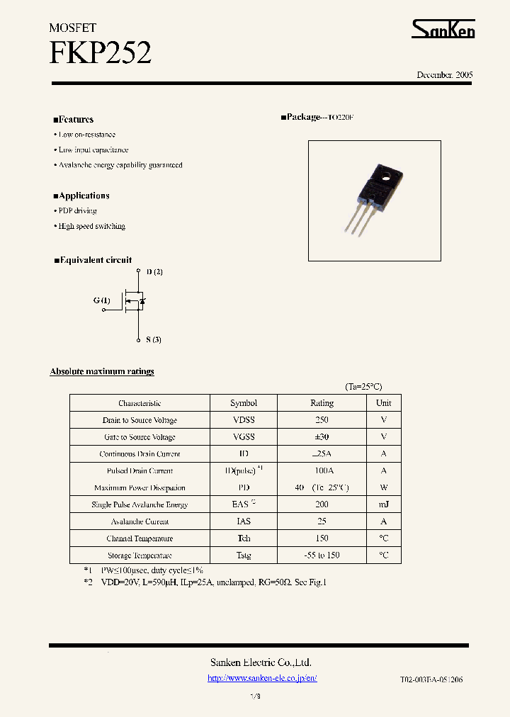 FKP252_5048930.PDF Datasheet