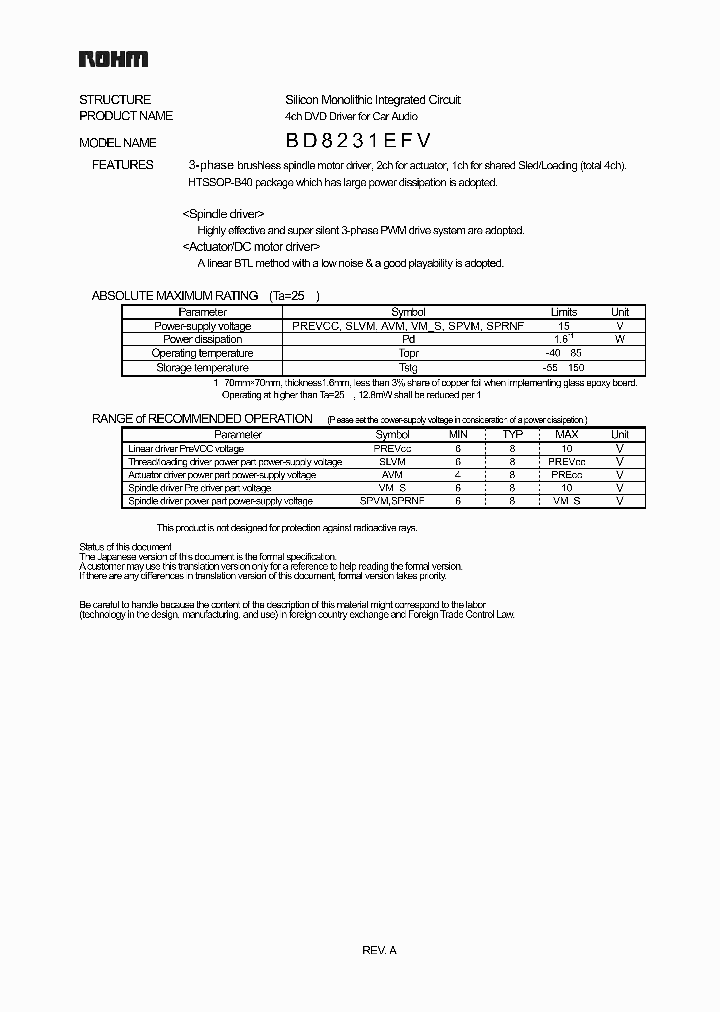 BD8231EFV_5050533.PDF Datasheet