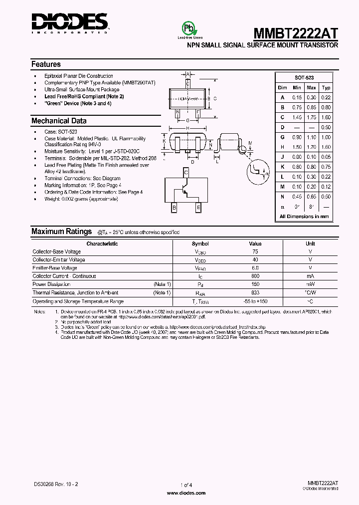 MMBT2222AT2_5050706.PDF Datasheet