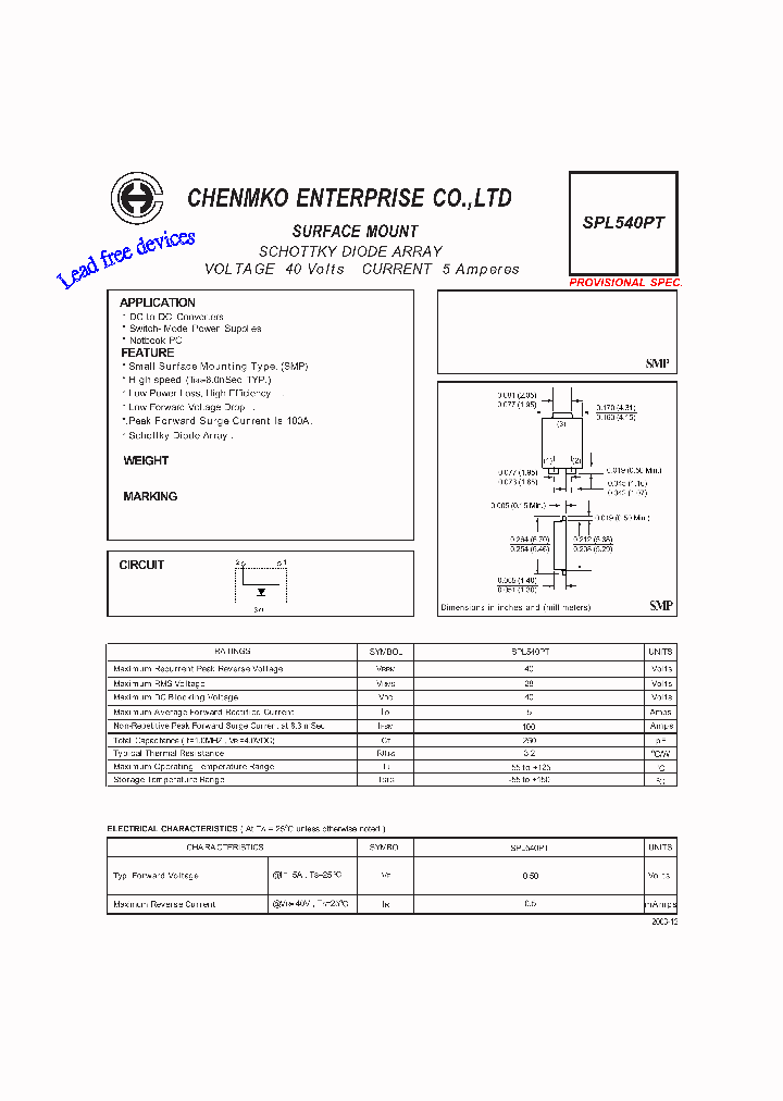 SPL540PT_5050828.PDF Datasheet