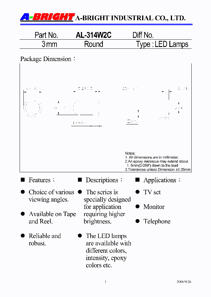 AL-314W2C06_5051437.PDF Datasheet