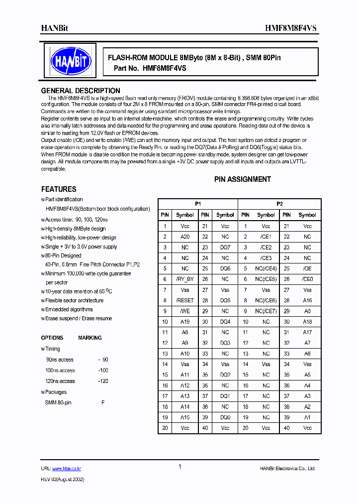 HMF8M8F4VS-100_5064757.PDF Datasheet