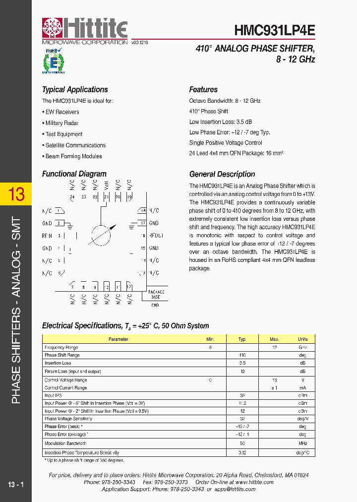 HMC931LP4E_5066410.PDF Datasheet