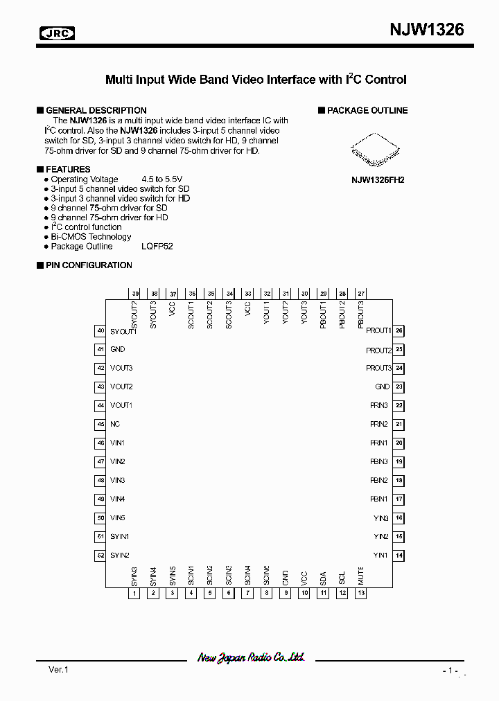 NJW1326_5068753.PDF Datasheet