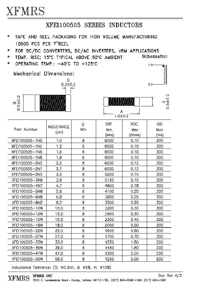 XFEI100505_5069167.PDF Datasheet