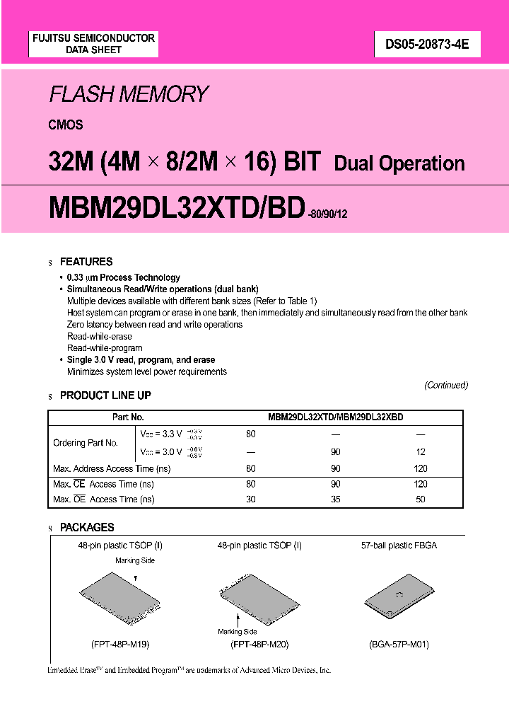 MBM29DL321BD-80_2901.PDF Datasheet