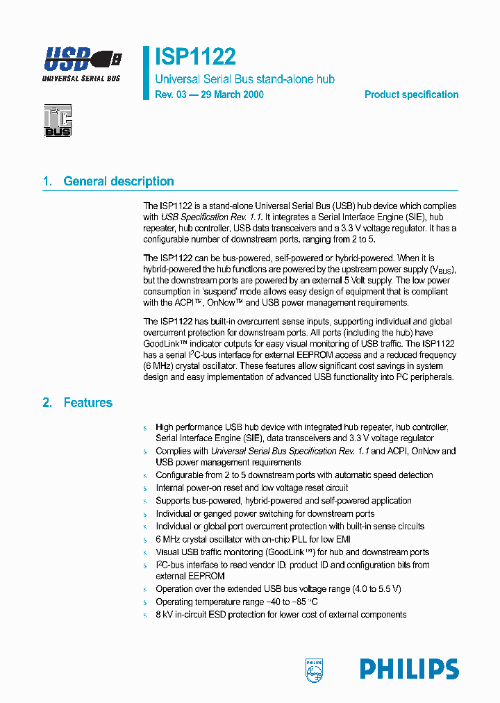 ISP1122_21311.PDF Datasheet