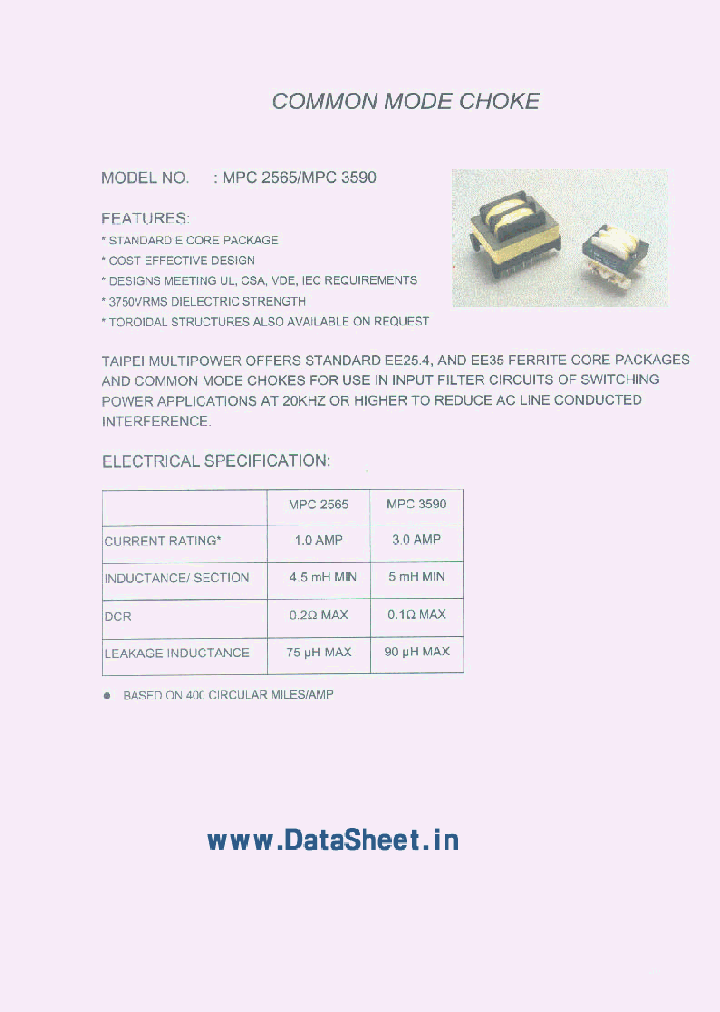 MPC2565_37373.PDF Datasheet