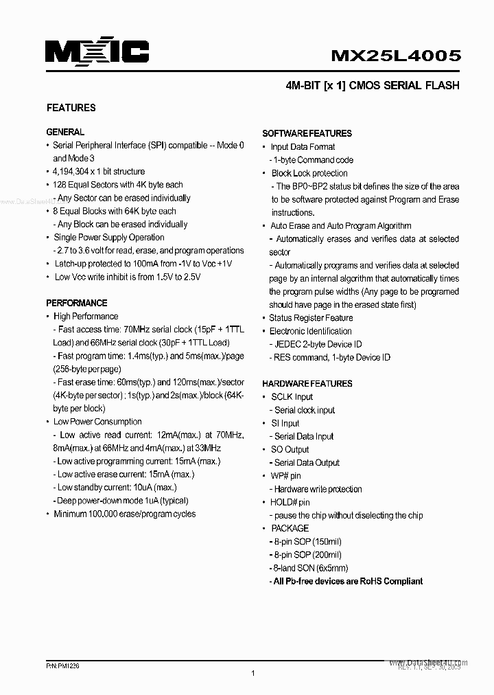 25L4005_39788.PDF Datasheet