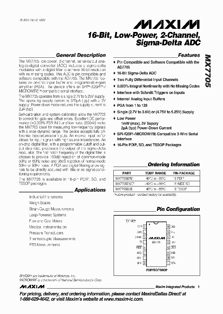 MX7705_40327.PDF Datasheet
