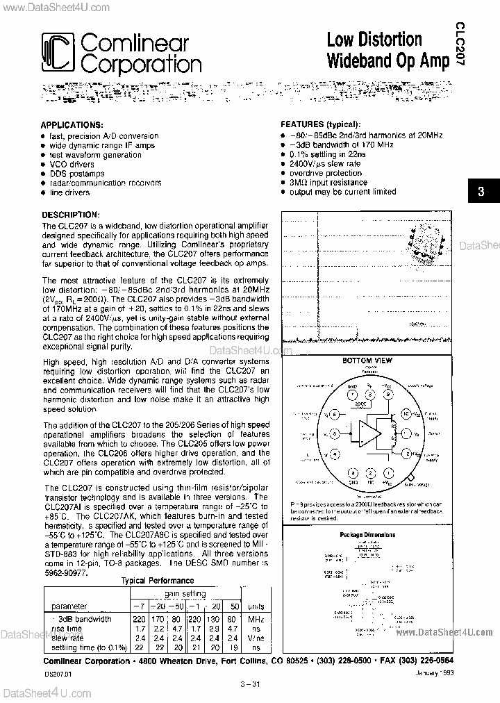 CLC-207_41616.PDF Datasheet