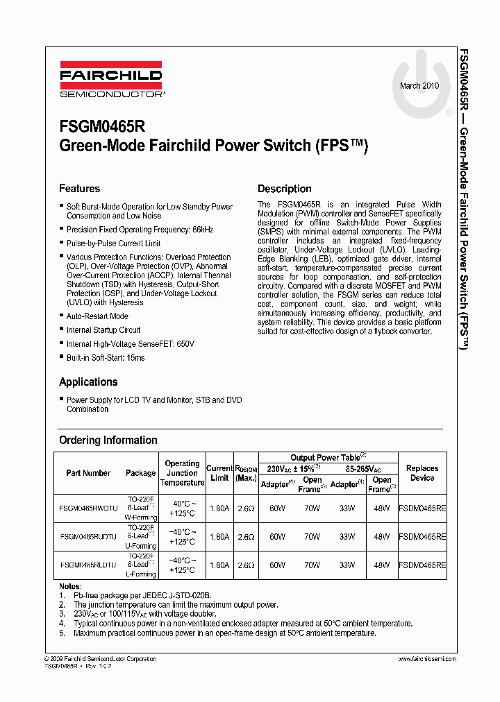 FSGM0465RWDTU_67773.PDF Datasheet