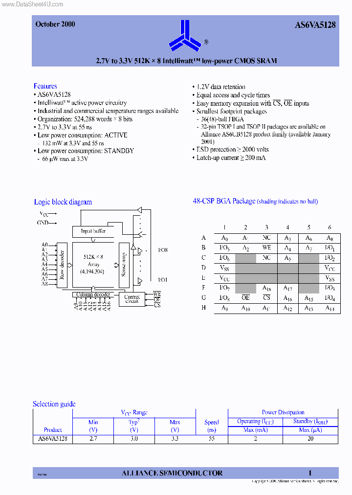 AS6VA5128_67613.PDF Datasheet