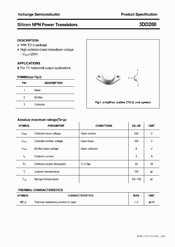 3DD200_42632.PDF Datasheet