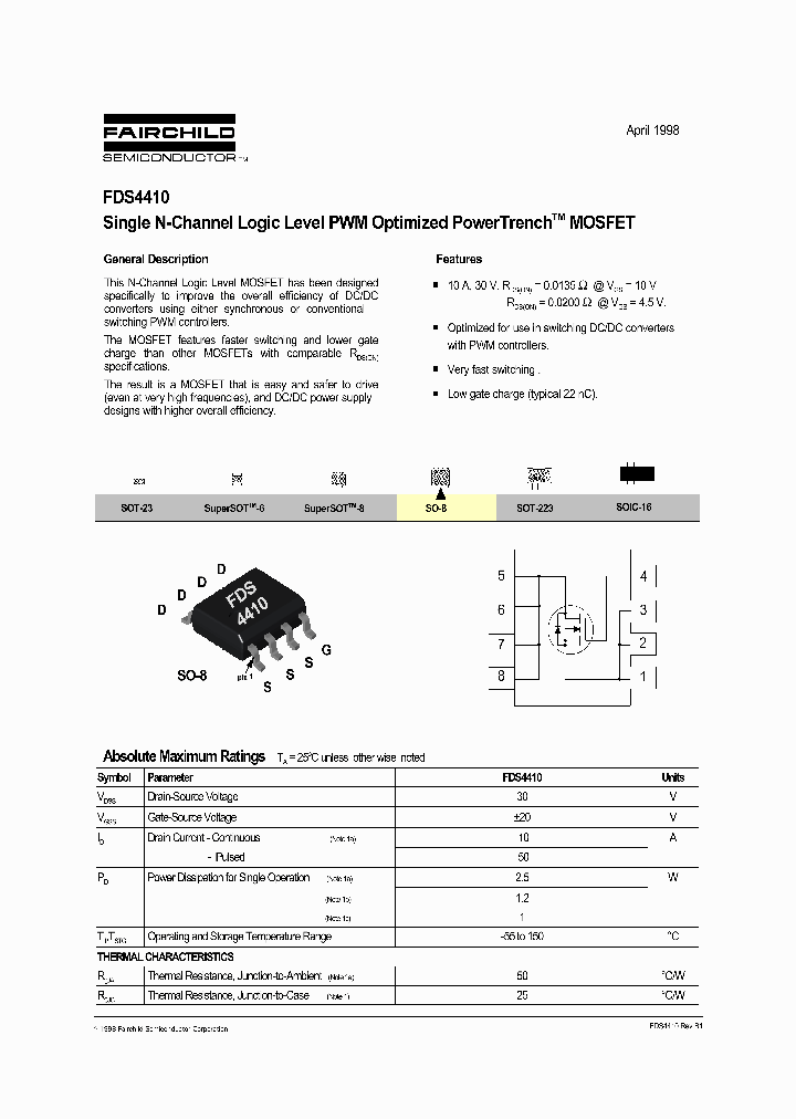 FDS4410_70148.PDF Datasheet