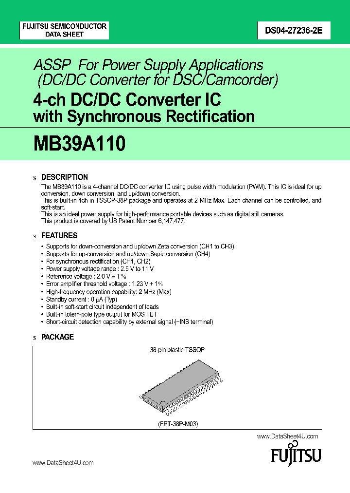 MB39A110_70310.PDF Datasheet