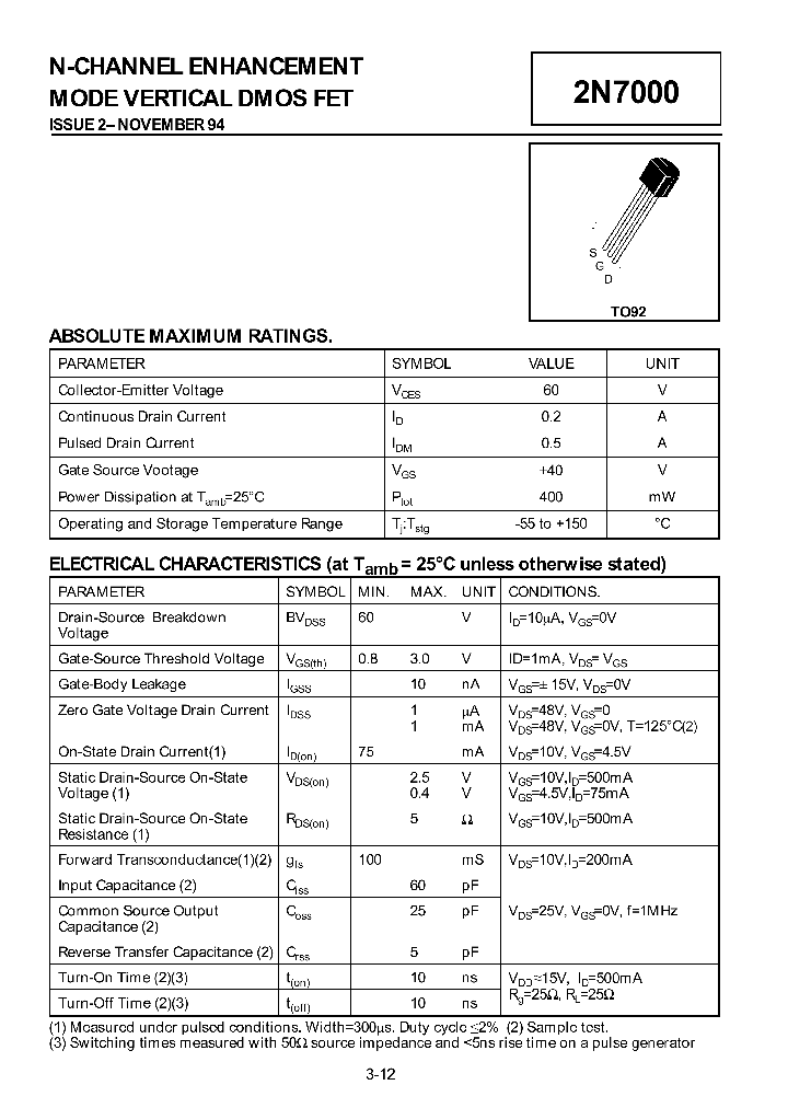 2N7000_106965.PDF Datasheet