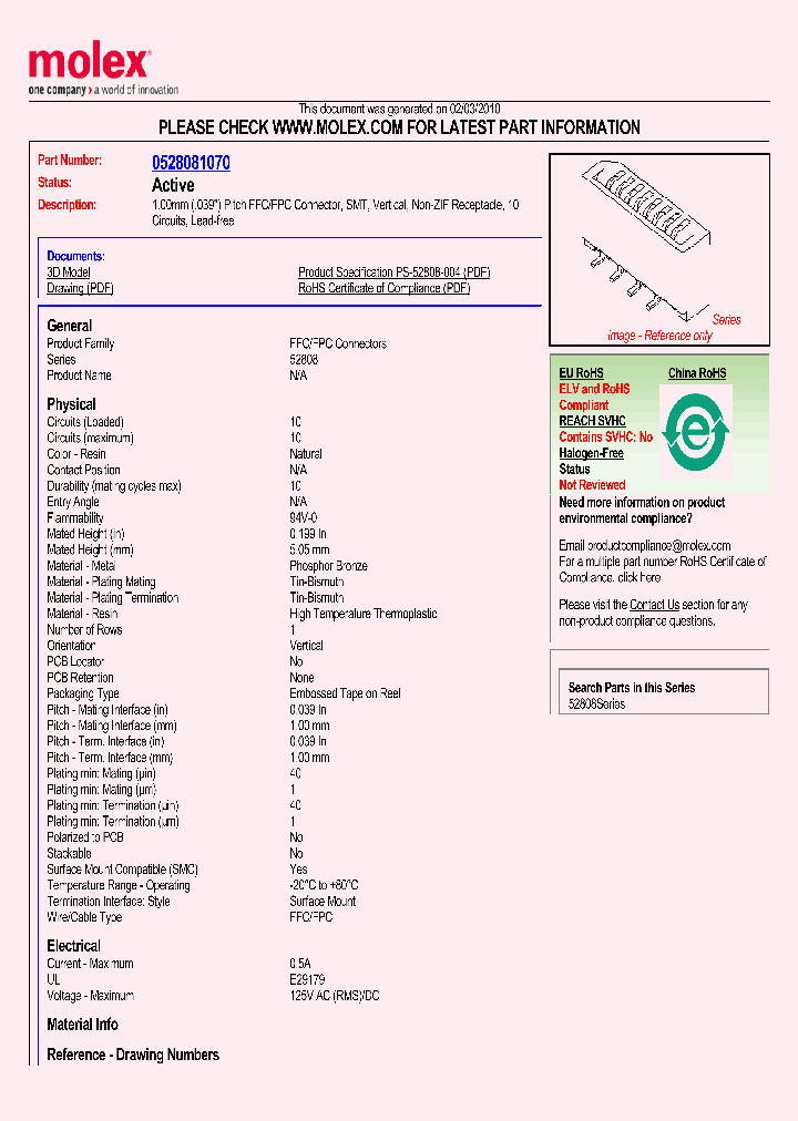 52808-1070_100905.PDF Datasheet