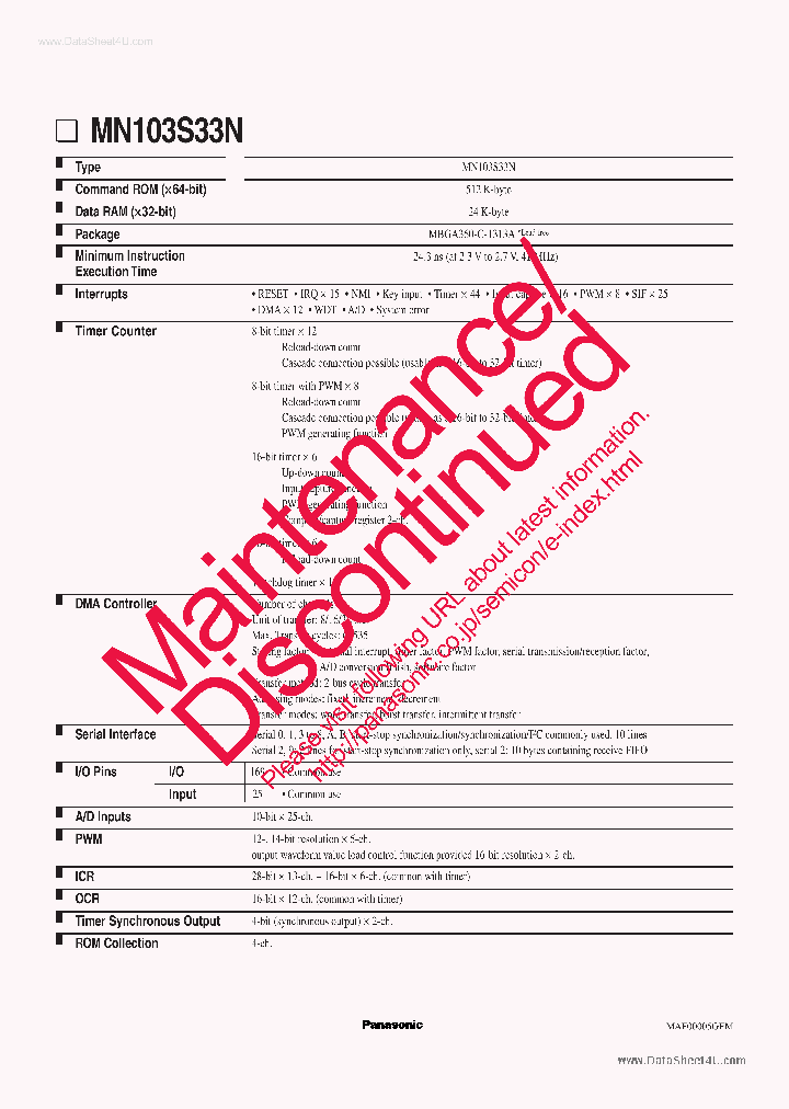 MN103S33N_134670.PDF Datasheet