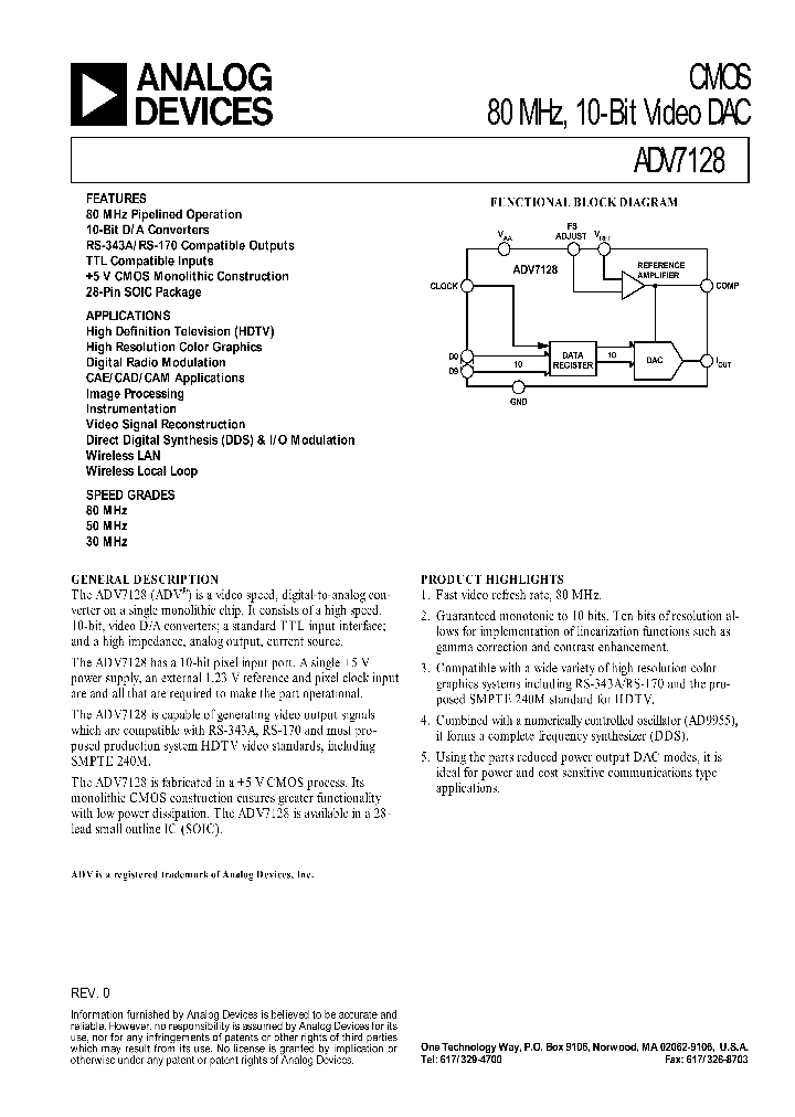 ADV7128KR30_135019.PDF Datasheet