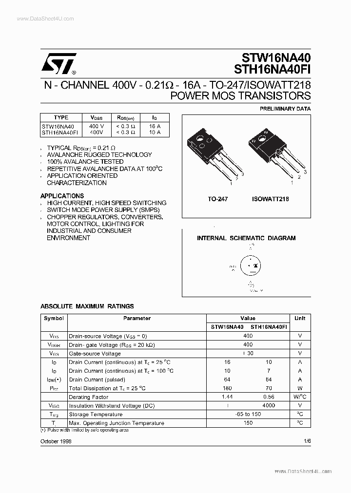 H16NA40FI_153025.PDF Datasheet