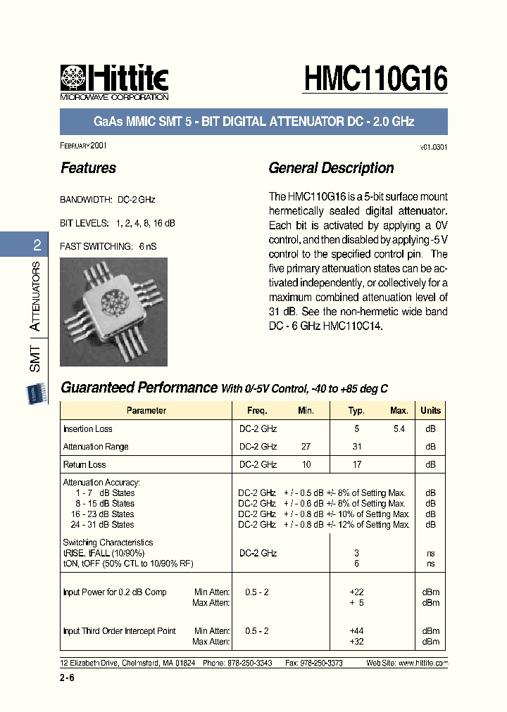 HMC110G16_167097.PDF Datasheet