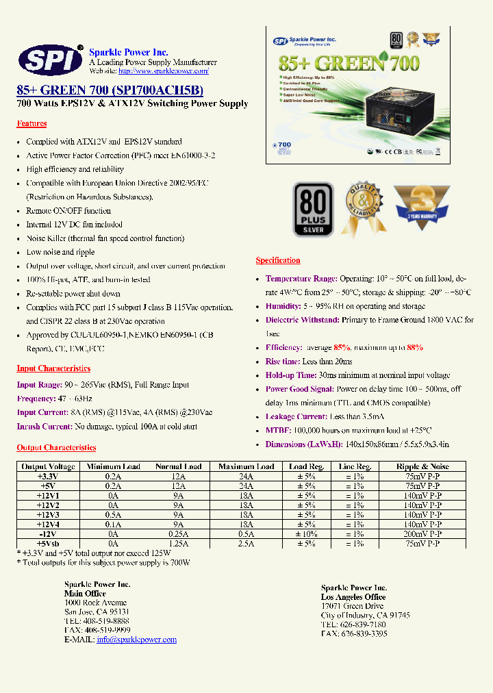 SPI700ACH5B_173952.PDF Datasheet