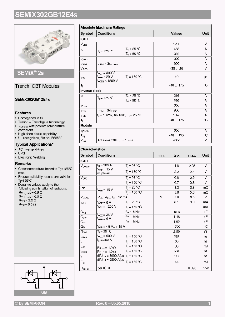 SEMIX302GAR12E4S10_177180.PDF Datasheet